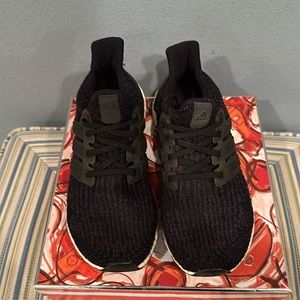Brand- Adidas, Style -Ultraboost. Color- Black, Size -7m (Women’s)